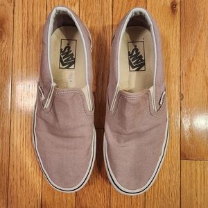 Vans Light Purple Slip On Shoes